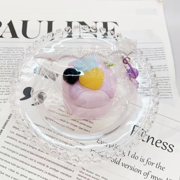Taro Blueberry Souffle